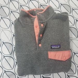 Patagonia Sweater - Grey and Peach